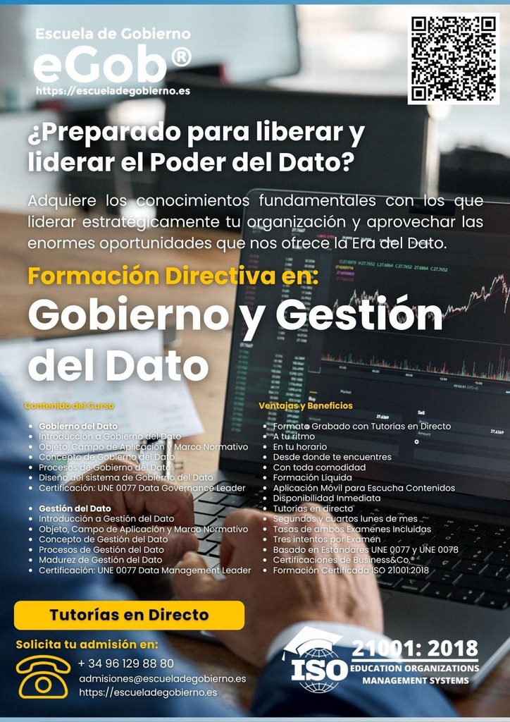 Formación Directiva en Gobierno y Gestión del Dato